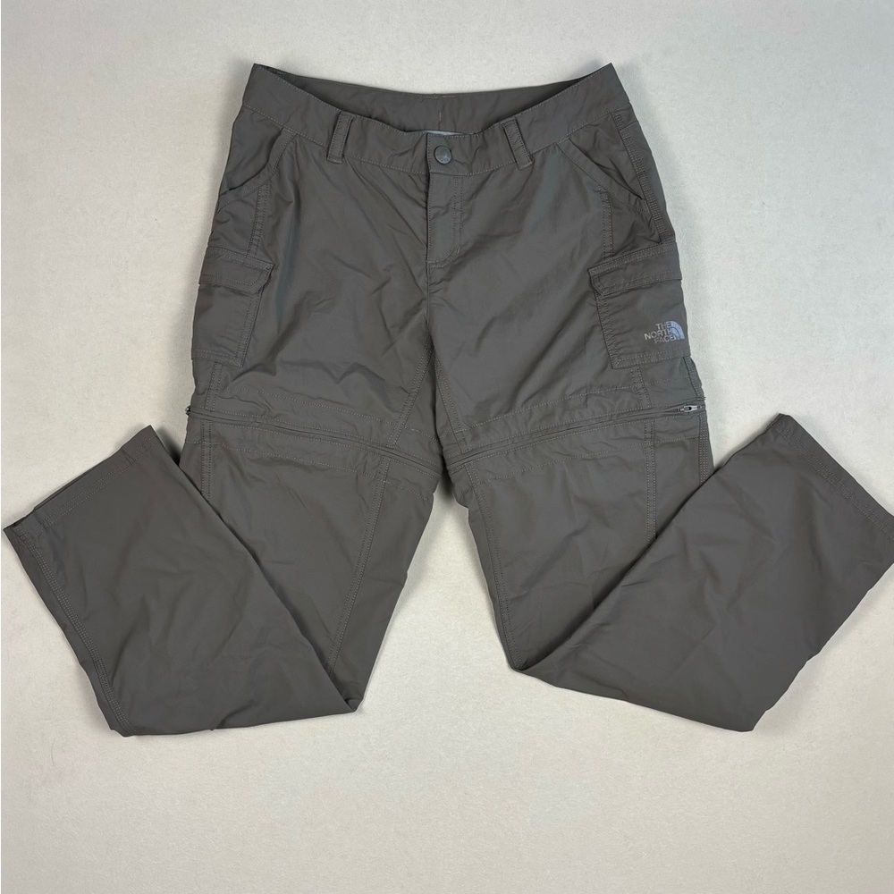 The North Face Women’s Convertible Pants Size 4 Inseam 28” Brown Hiking Outdoor